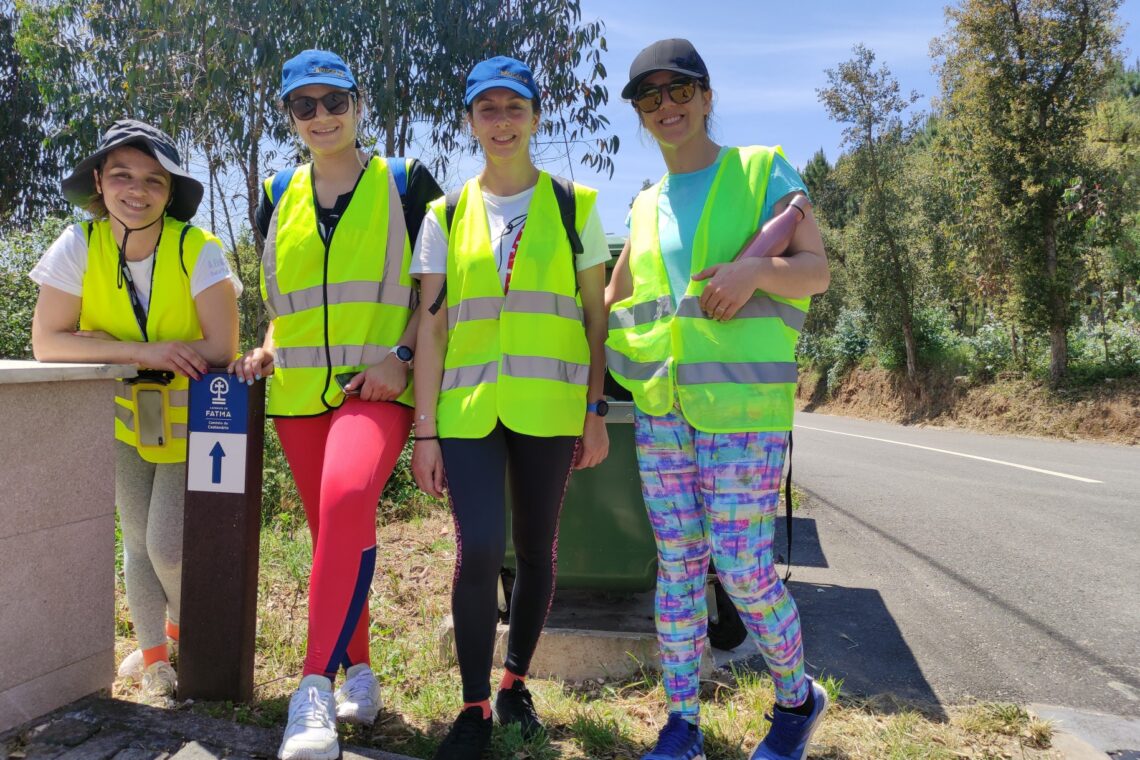 Ana Cláudia e as amigas perceberam que saindo de Baião e percorrendo o caminho alternativo para Fátima caminhariam mais 30 quilómetros