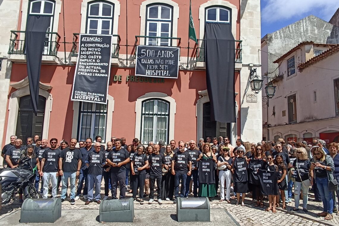 Manifestação decorreu nas ruas de Caldas da Rainha