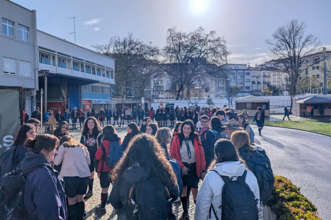 Fotogaleria: Mais de dois mil escuteiros estão em Leiria para celebrar o centenário da região e aniversário do fundador