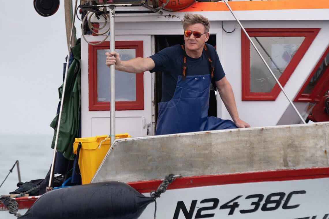 Gordon Ramsey embarcou e foi à procura de sardinha num barco de pesca da Nazaré