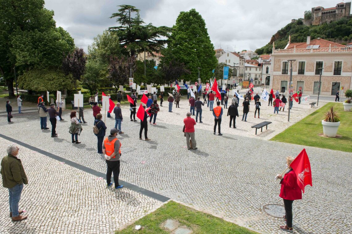 Dia dos Trabalhadores foi celebrado mantendo a distância social, devido à Covid-19