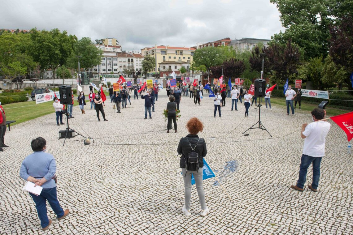 Dia dos Trabalhadores foi celebrado mantendo a distância social, devido à Covid-19