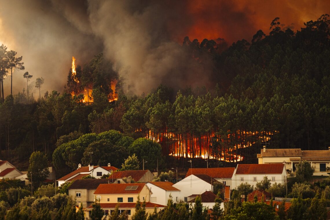 Chamas rondaram casas na Caranguejeira