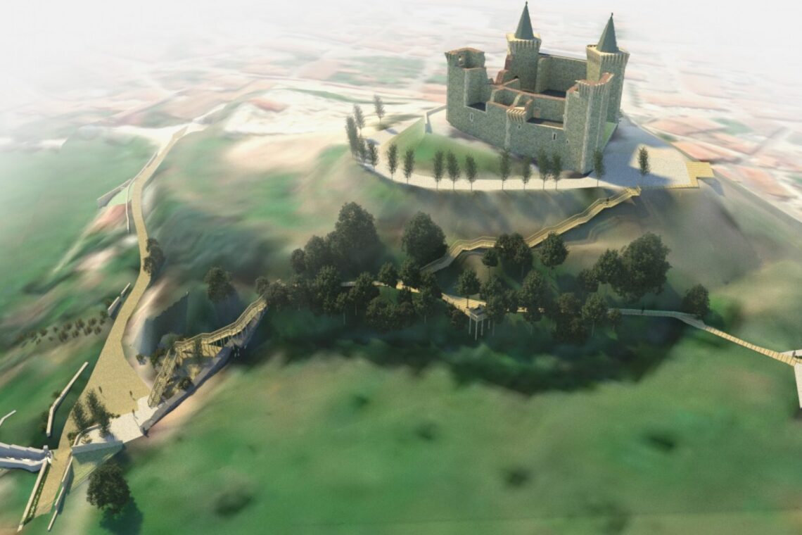 Esta é uma proposto que, a ser concluída, criará boas condições para se desfrutar do castelo