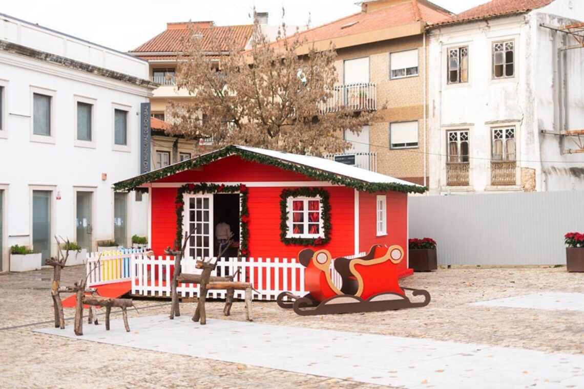 Oficina do Pai Natal, na Praça Marquês de Pombal