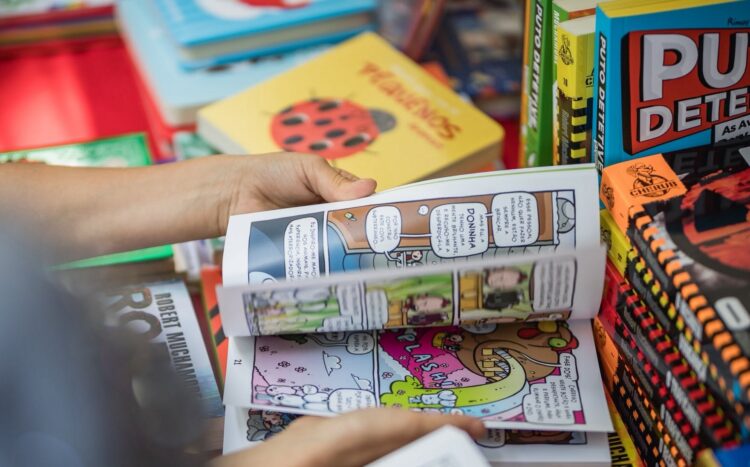 A literatura infantil e os encontros com escolas ocupam um lugar central nesta edição