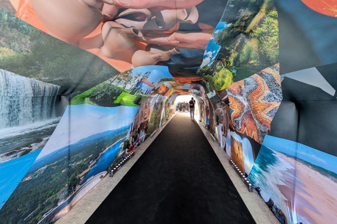 A apresentação de Leiria como destino convidado na BTL decorre no Páteo da Galé, em Lisboa
