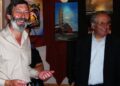 Adelino Gaspar (à esqª na foto) esteve também ligado ao teatro, como lembra o TASE