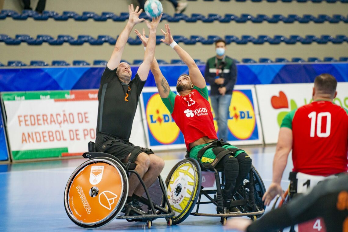 Portugal defrontou Países Baixos, esta manhã, no Pavilhão dos Pousos, Leiria