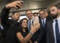 O Presidente da República visitou hoje a Escola Secundária Afonso Lopes Vieira e inaugurou os dois centros tecnológicos na Escola Profissional de Leiria