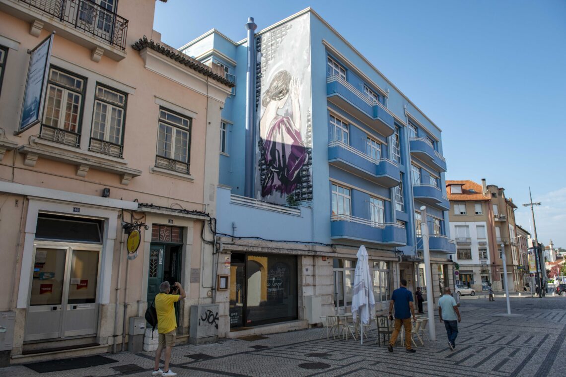 Trabalhos das edições anteriores do "Leiria Arte Publica"