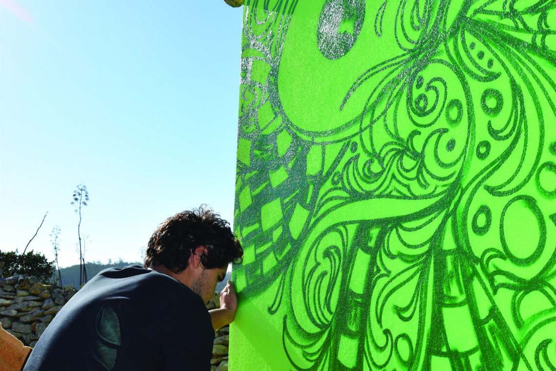 Arte urbana chegou à serra