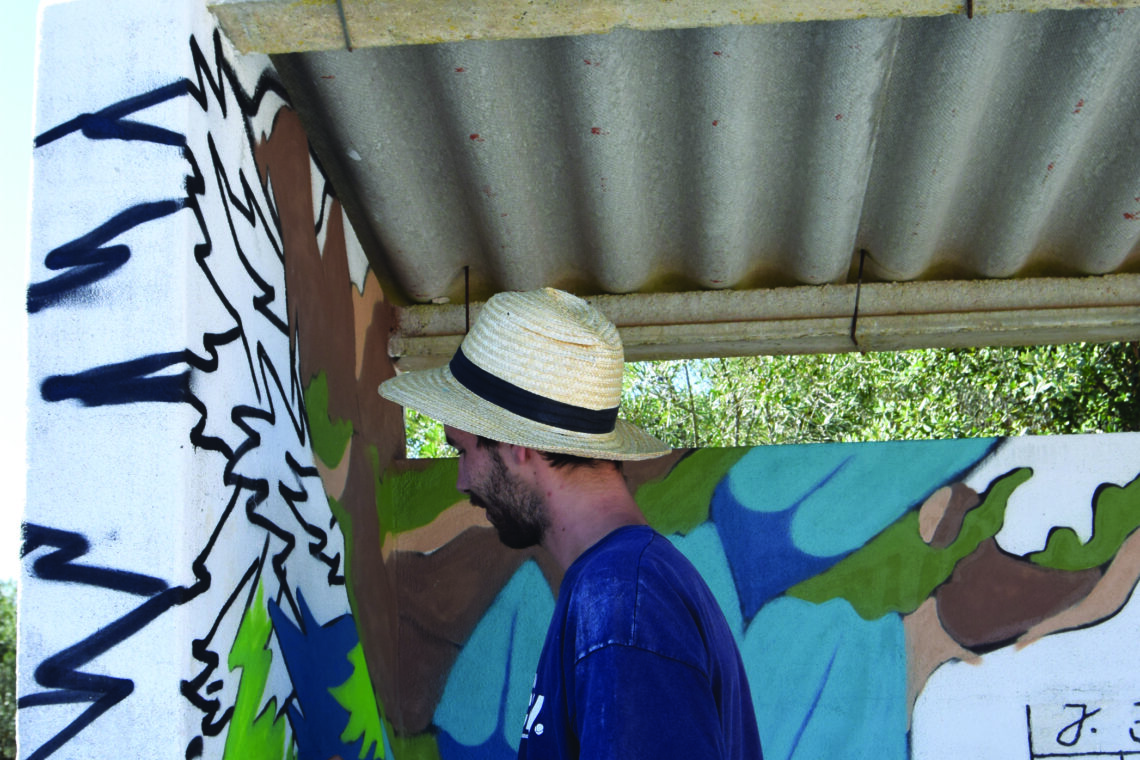 Arte urbana chegou à serra