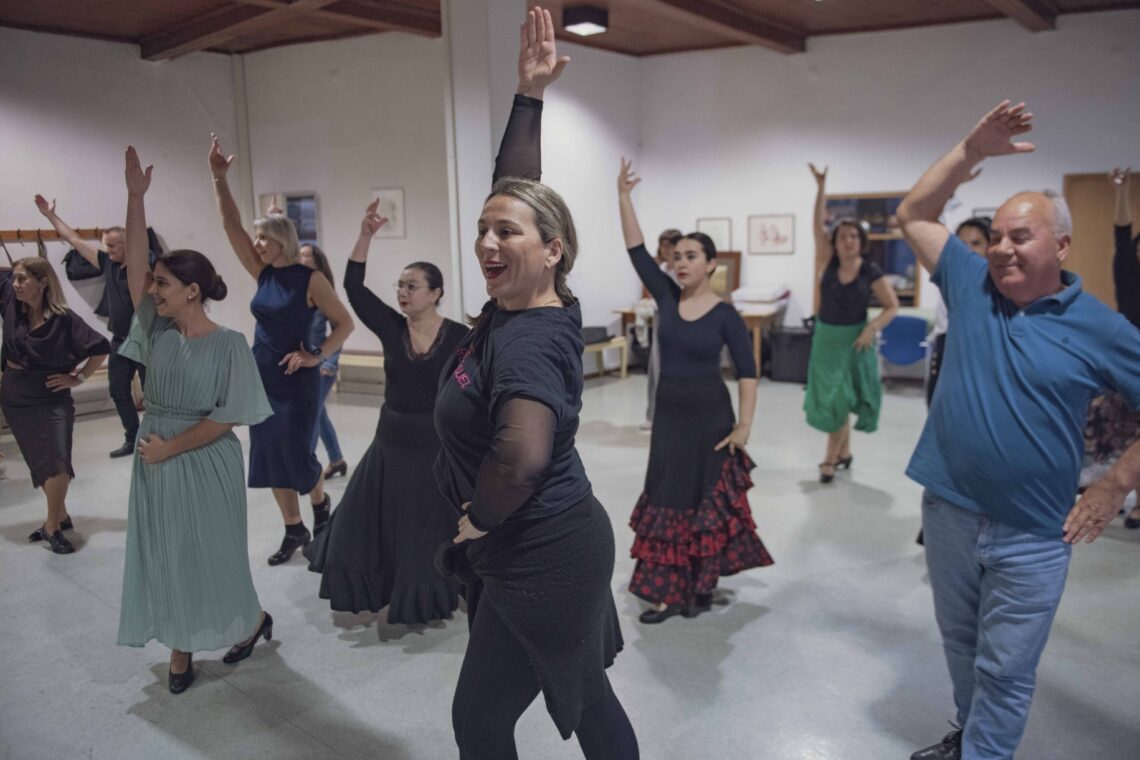 Aulas de flamenco do Ateneu cativam leirienses
