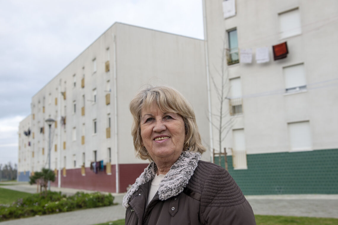 Amélia Alegria diz que "hoje o estigma de viver no bairro não se sente tanto"