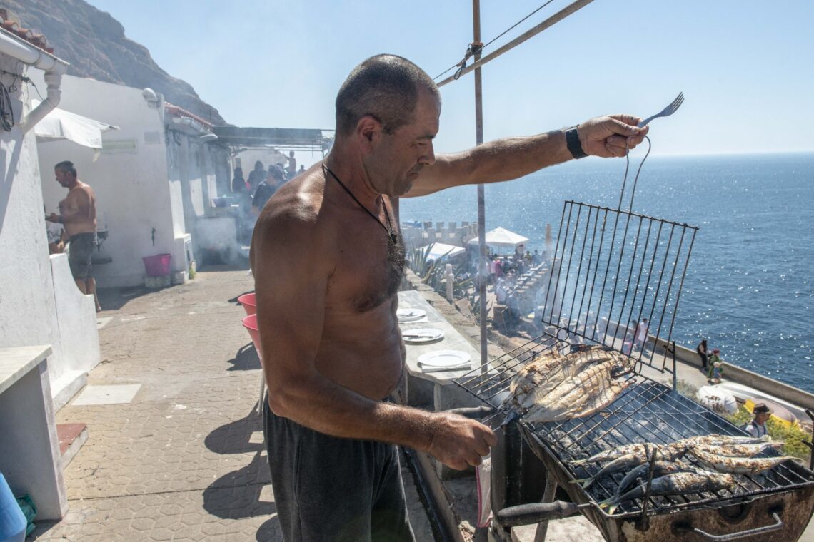 Almoço de sábado foi pescado horas antes nas águas do arquipélago