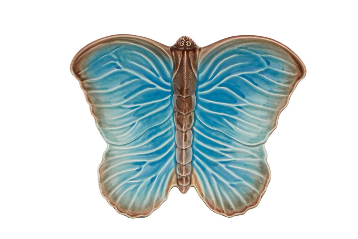 Cloudy Butterflies, a colecção da Bordallo Pinheiro assinada por Claudia Schiffer