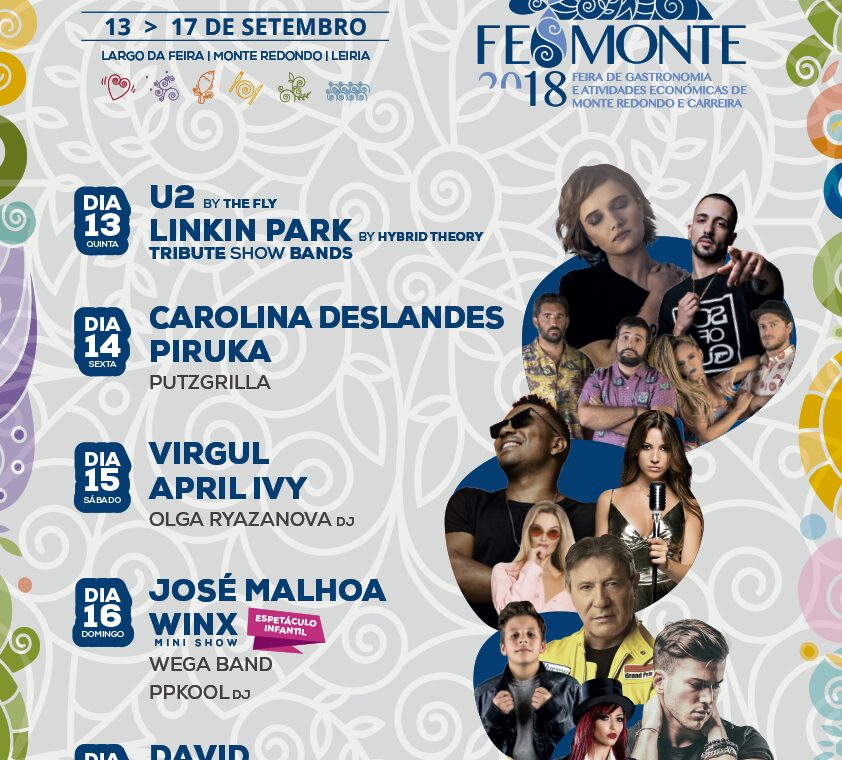 Carolina Deslandes, David Carreira, Virgul, José Malhoa e Piruka animam Fesmonte