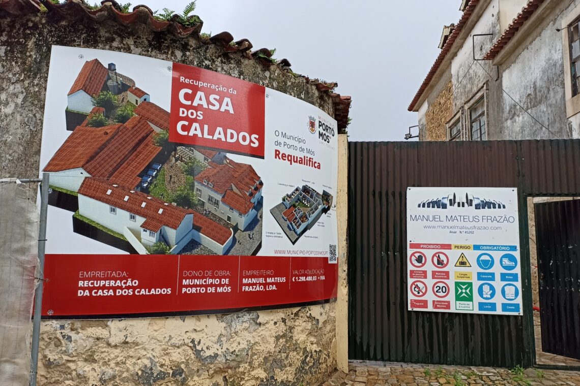 Imagem do projecto de intervenção na Casa dos Calados