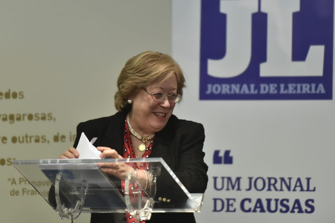 Celeste Hagatong, presidente do Banco Português de Fomento, foi uma das oradoras
