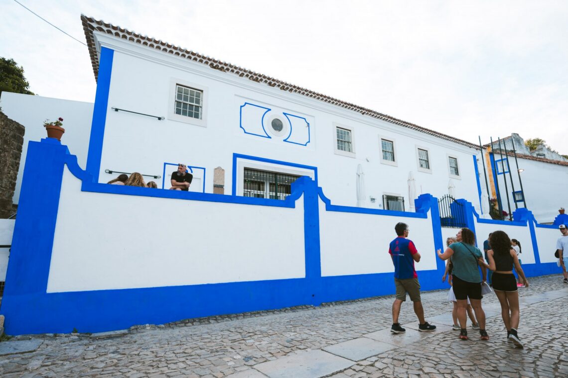 Óbidos caiou de fresco alguns dos seus edifícios públicos