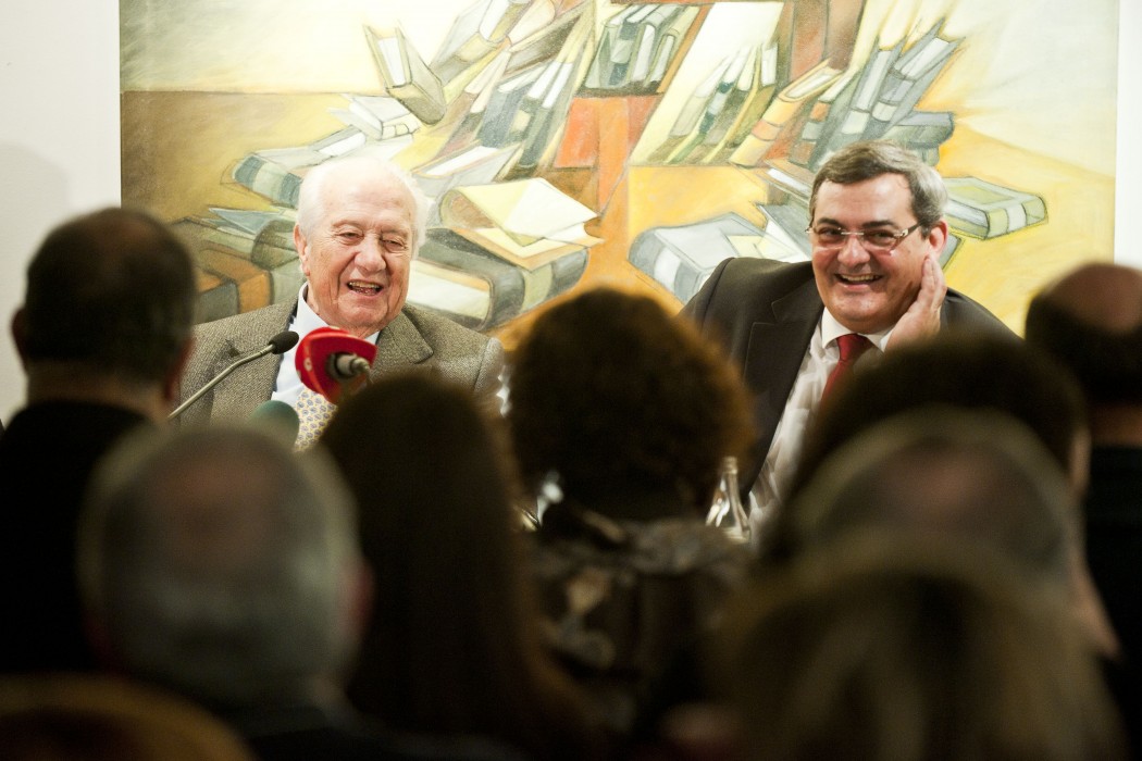Na Livraria Arquivo na apresentação da autobiografia (2012)