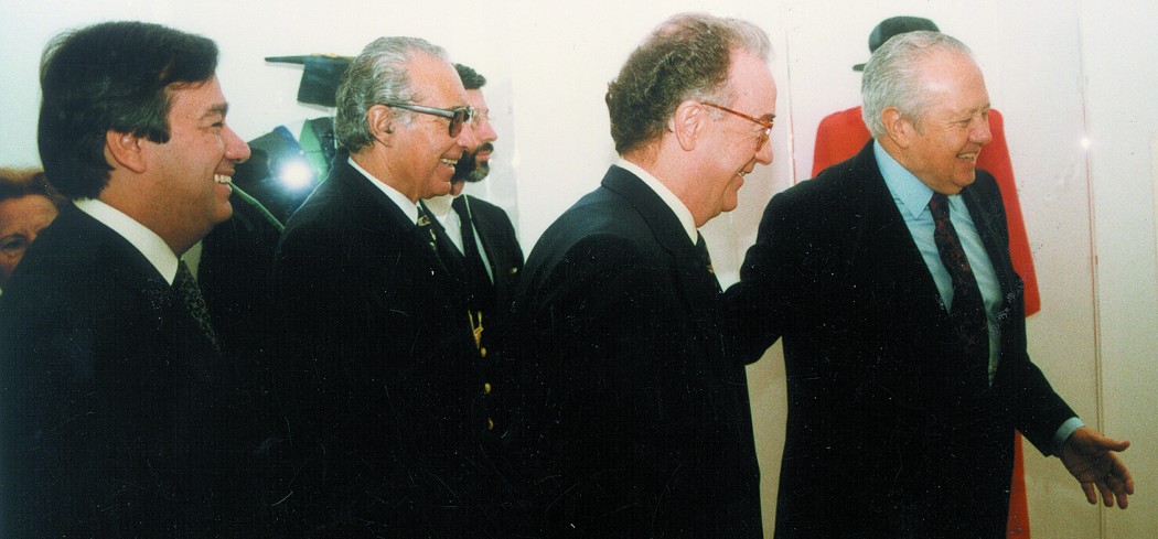 Na inauguração da Casa-Museu, em 1996