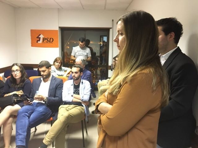 O ambiente na sede do PSD