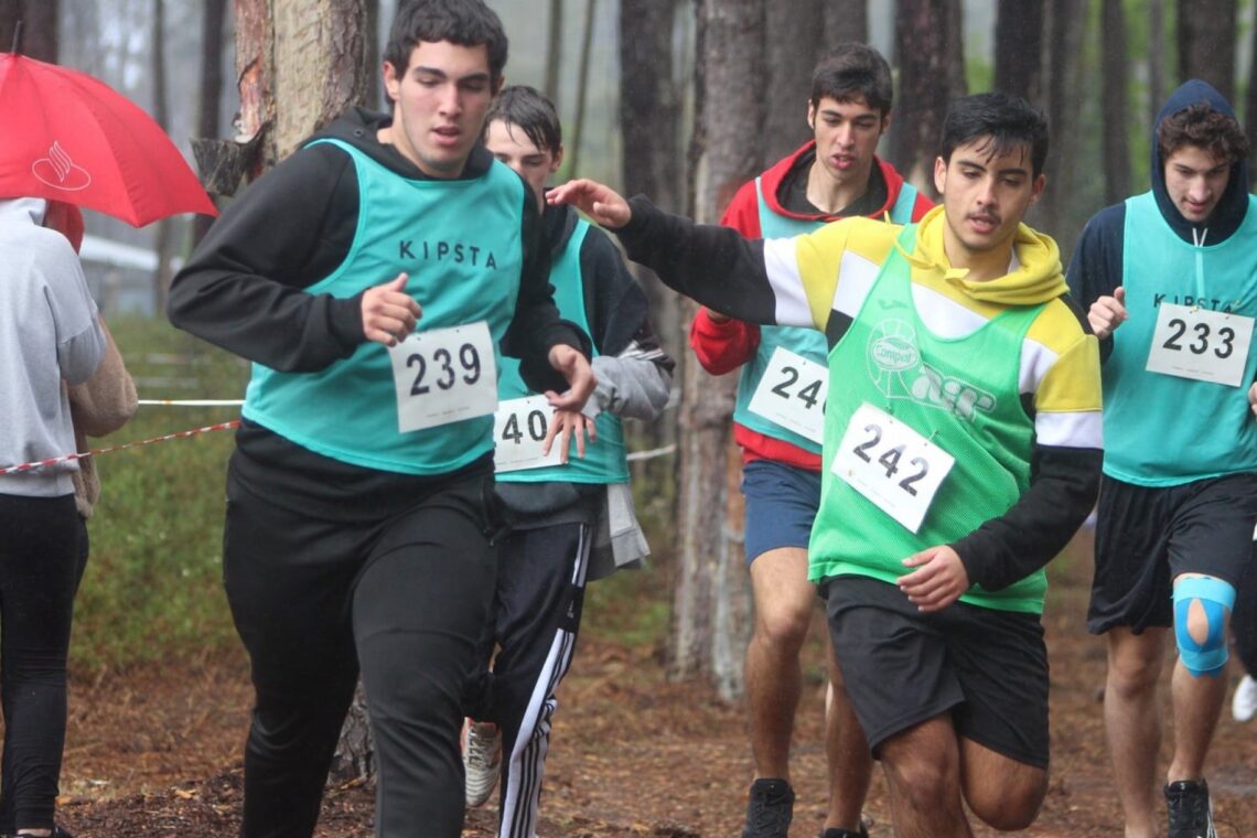 Alunos correram na iniciativa da escola
