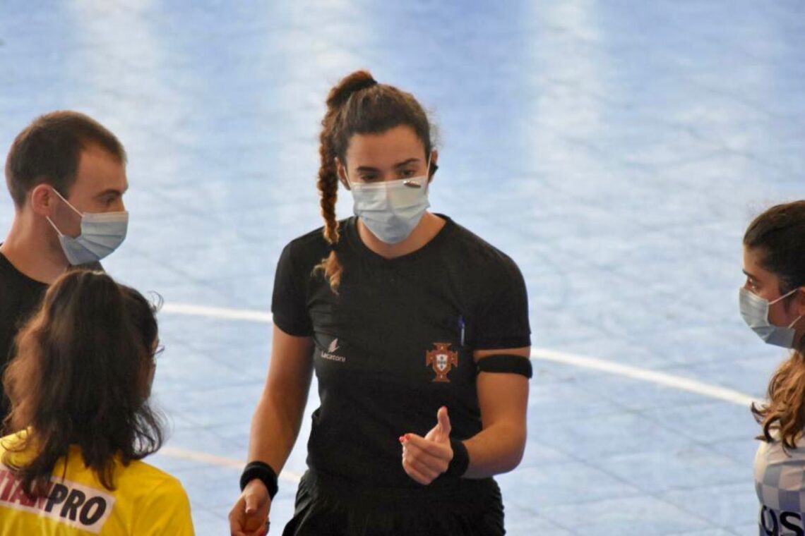 Cristina Vicente trocou de posição dentro do campo de futsal