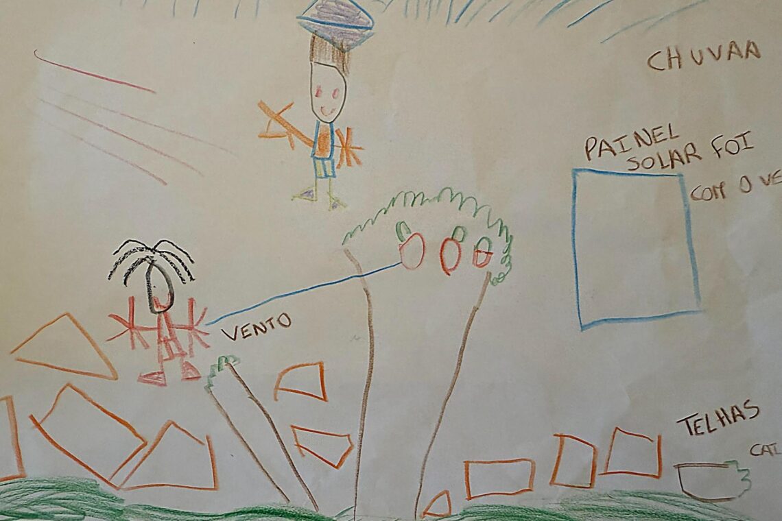 Crianças mostram através de desenhos o que sentiram durante a depressão Kristin