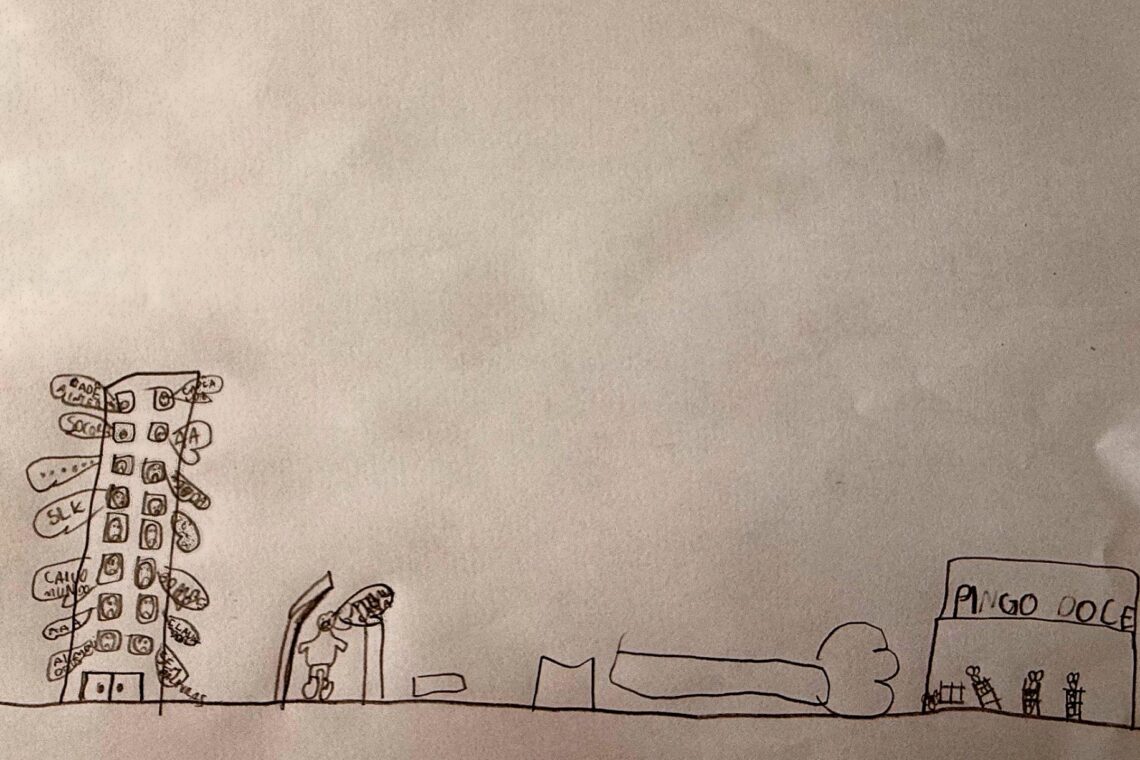 Crianças mostram através de desenhos o que sentiram durante a depressão Kristin