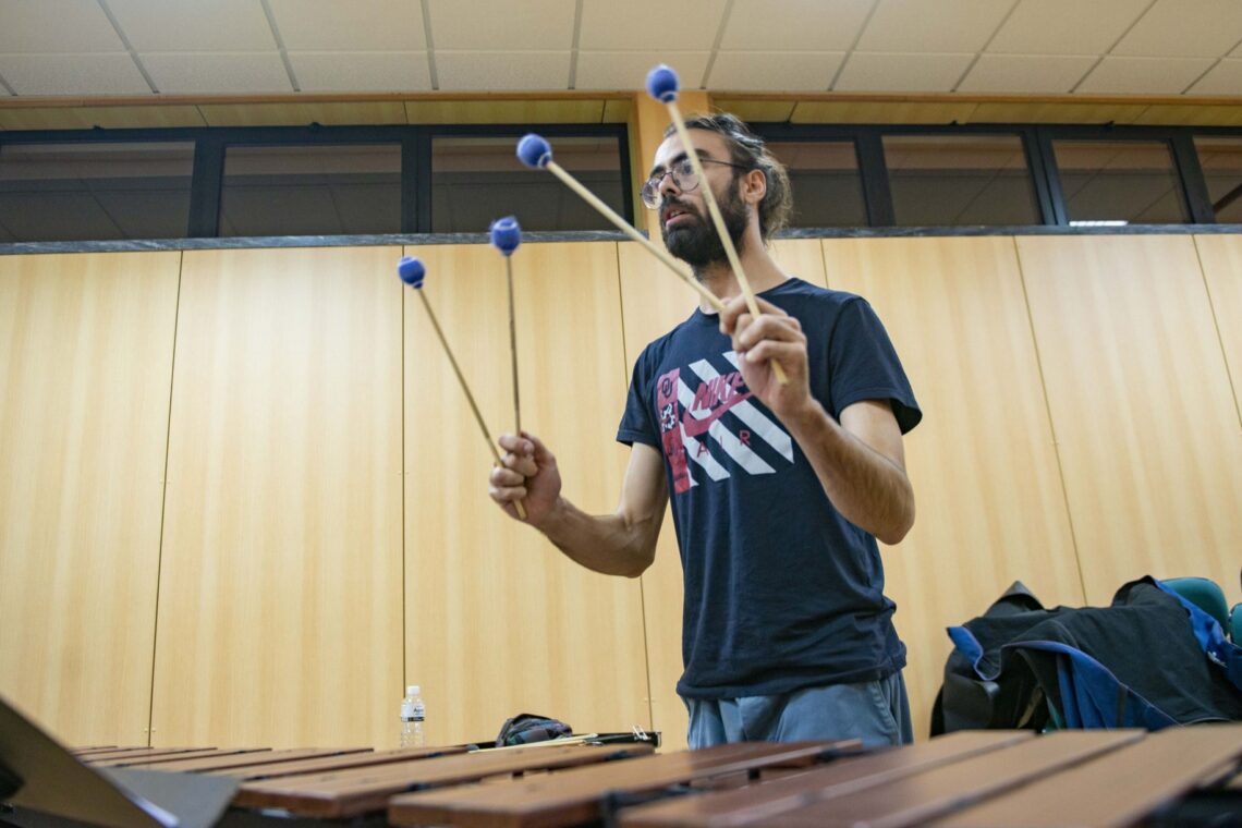 O músico Francisco Vieira, da AFCL