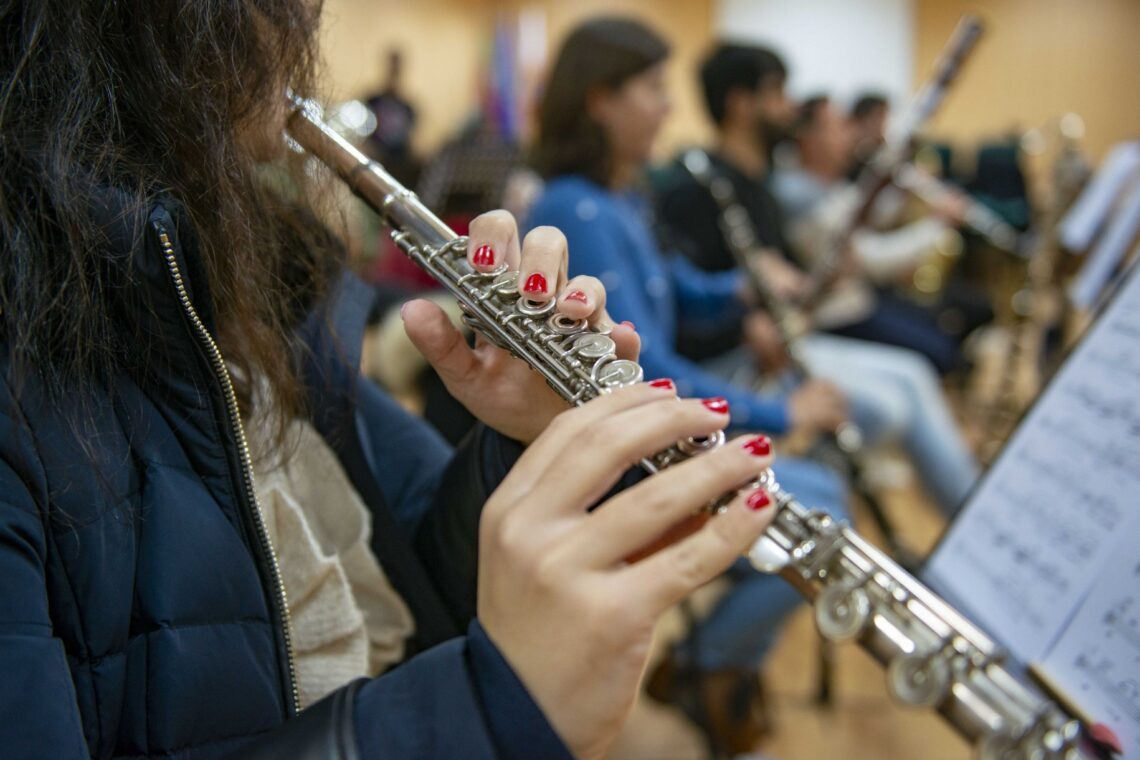 Ensaios do ensemble de sopros da AFCL decorreram no auditório do Arrabal