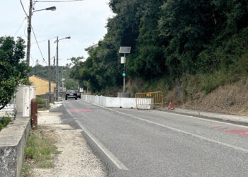 Obras obrigam a cortar trânsito na estrada entre Porto de Mós e Batalha