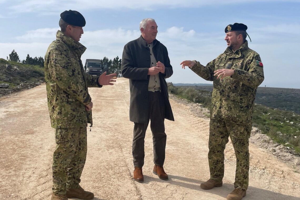 Militares terminaram a primeira fase da obra