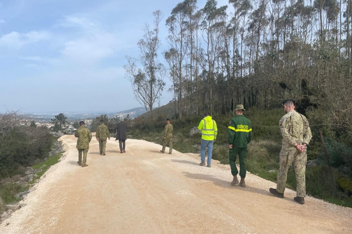 Militares terminaram a primeira fase da obra