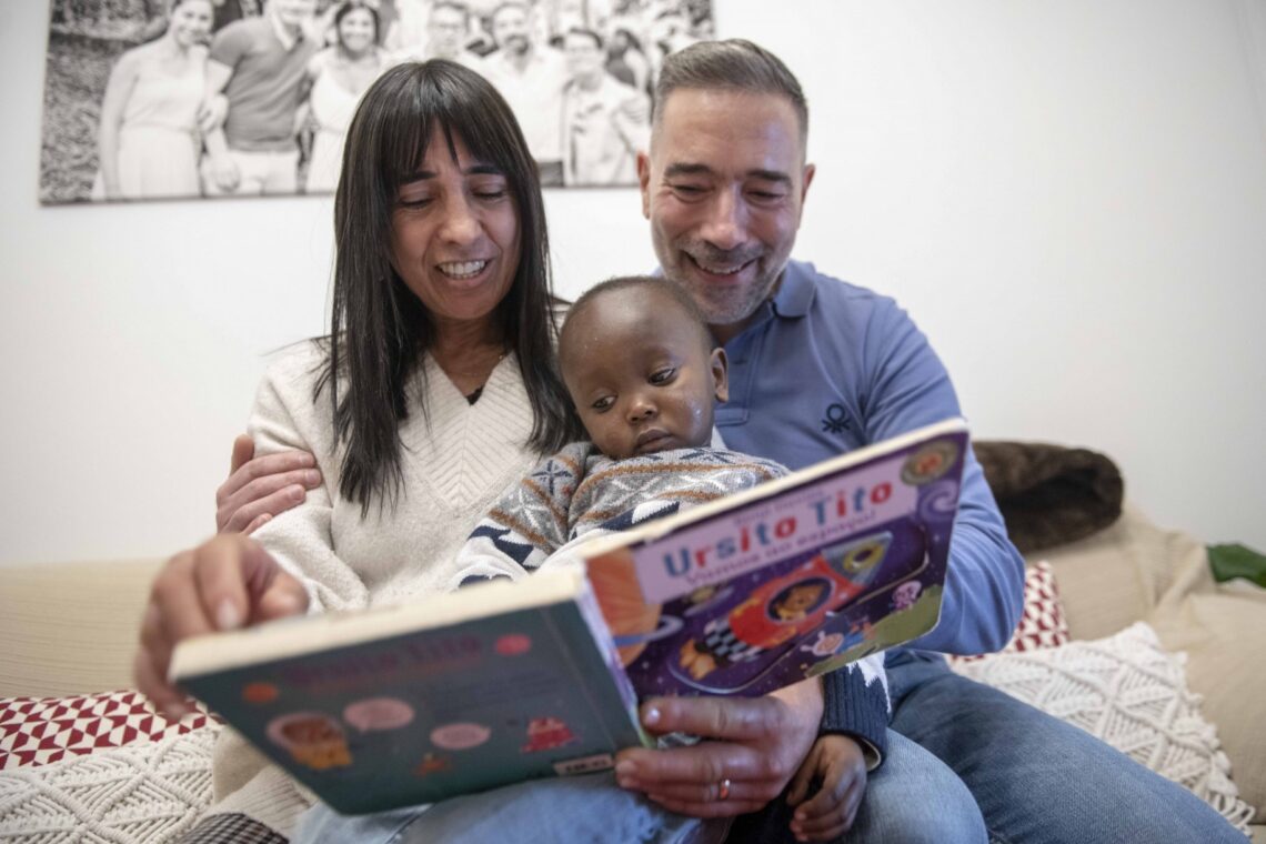 Ana Graça e Jorge Claro acolhem actualmente a primeira criança