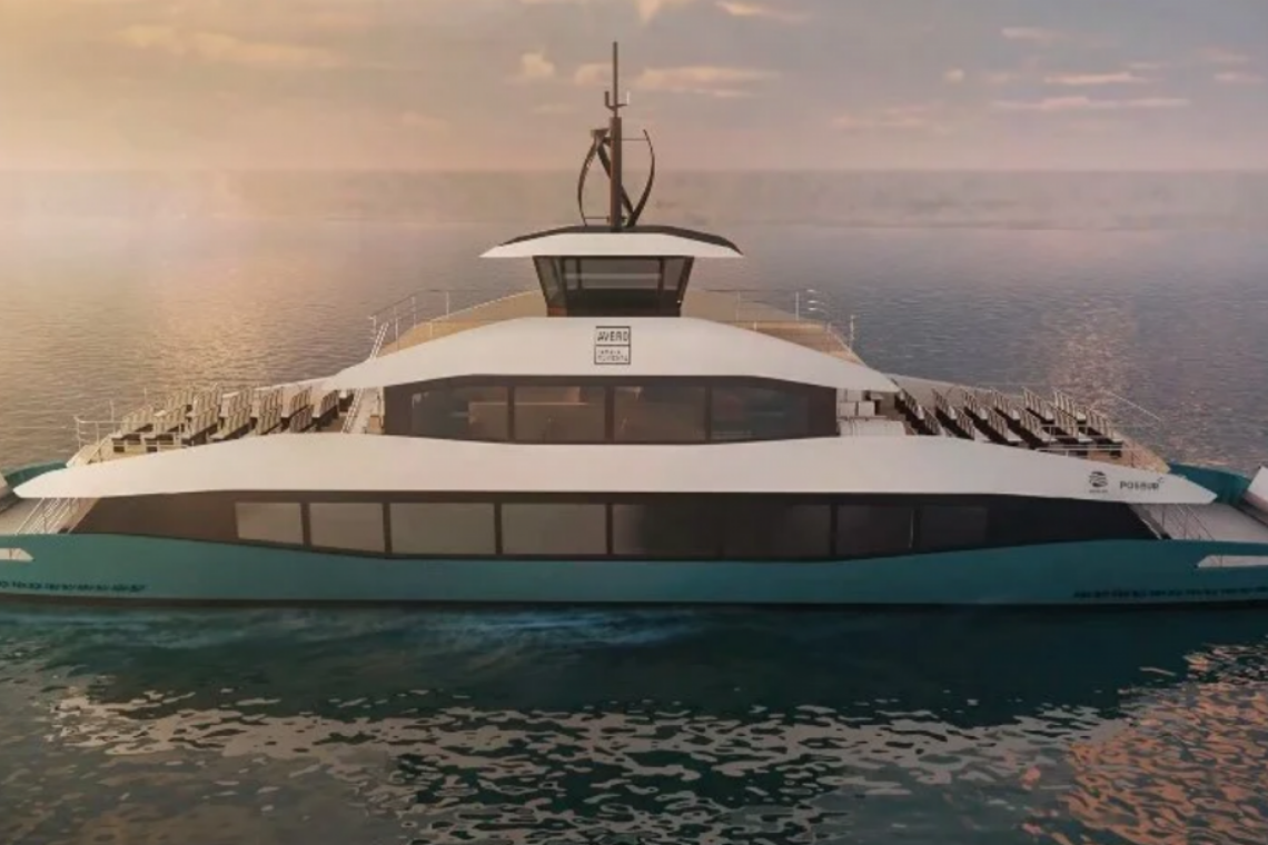 Um avião e um ferryboat eléctricos e um autocarro a hidrogénio são alguns dos projectos da Almadesign