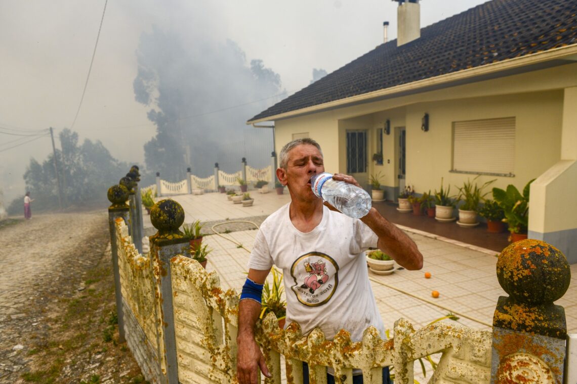Incêndio atingiu Boa Vista e obrigou ao corte do IC2 e da A1