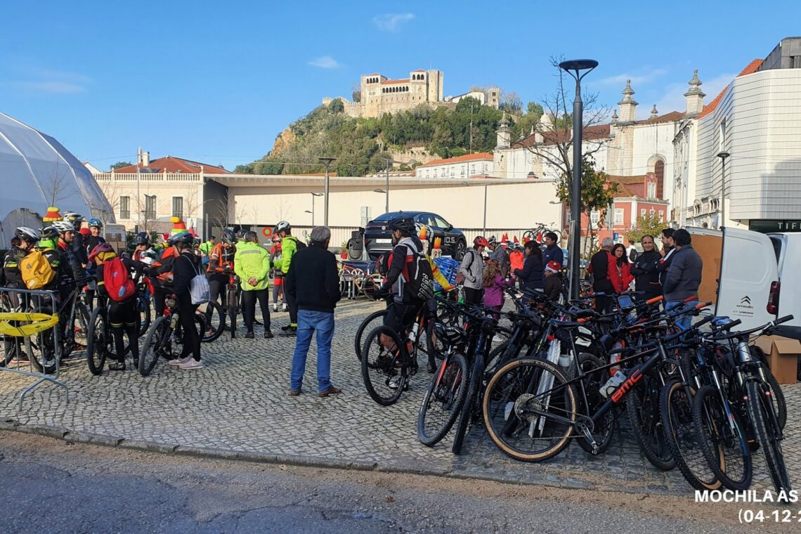 Ciclistas visitaram quatro instituições de Leiria