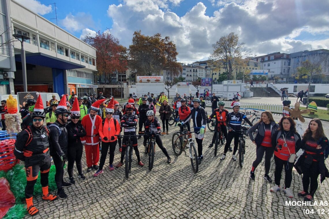 Ciclistas visitaram quatro instituições de Leiria