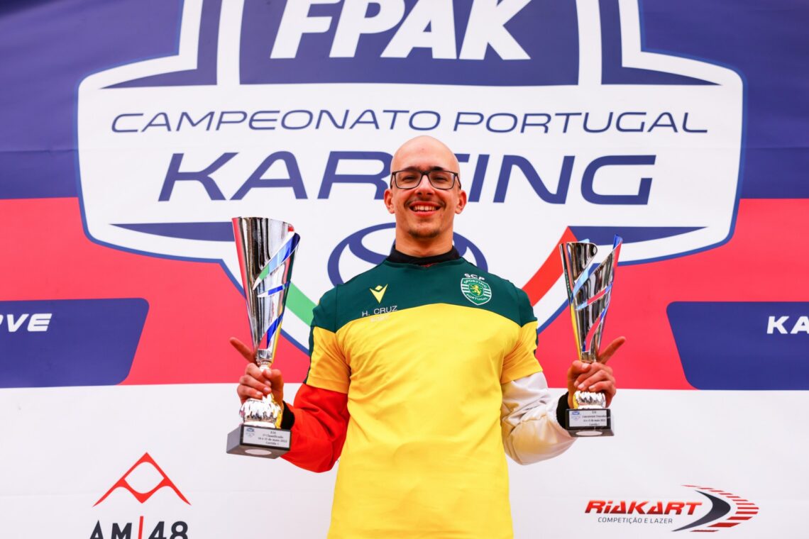 Henrique Cruz atingiu no sábado o primeiro lugar do pódio em Portimão