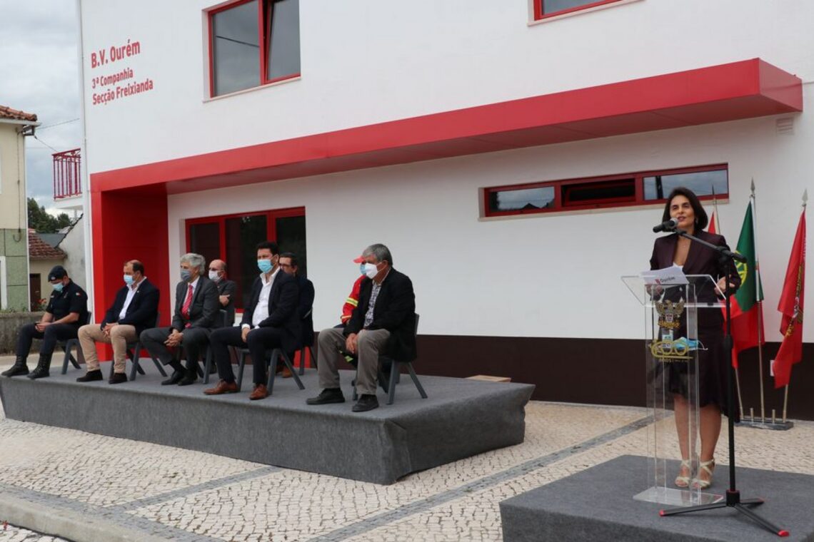 Inauguração das obras de requalificação do quartel dos Bombeiros da Freixianda