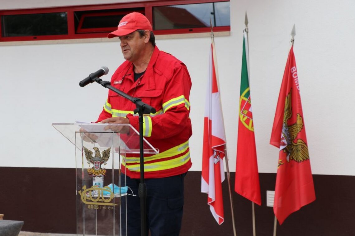 Inauguração das obras de requalificação do quartel dos Bombeiros da Freixianda