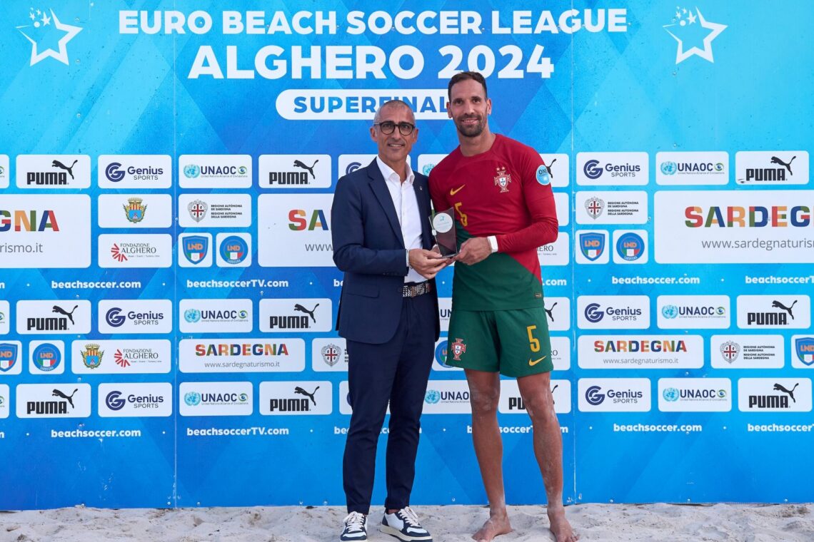 Jordan Santos recebeu o prémio de melhor marcador na prova