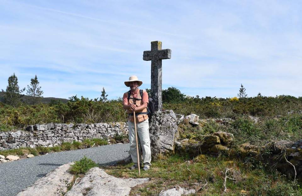 Carlos Ferreira durante o caminho