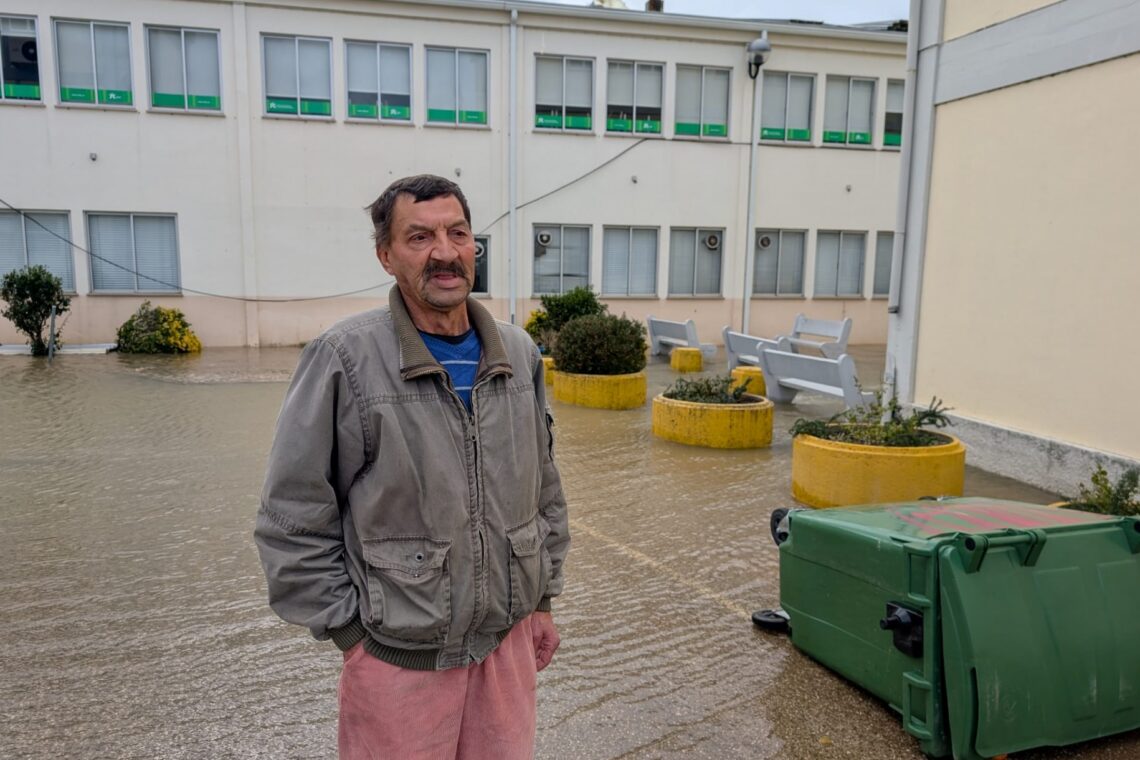 Imagens das inundações em Leiria