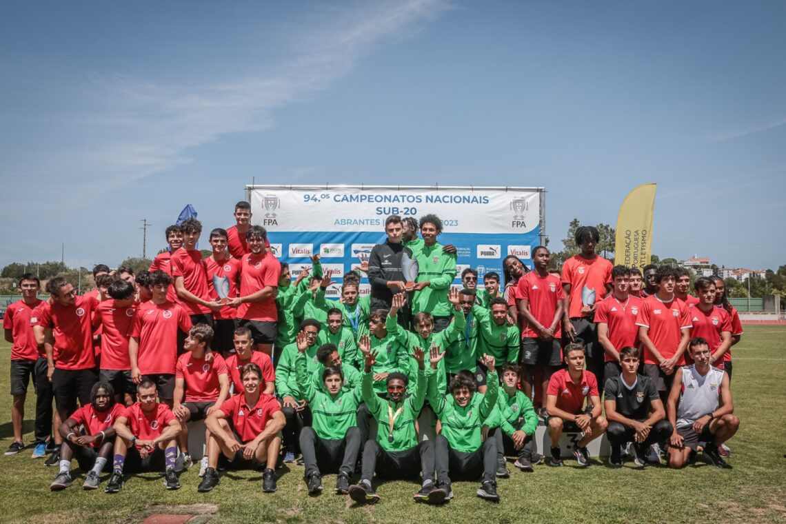 Os atletas masculinos do clube leiriense conquistaram 187 pontos