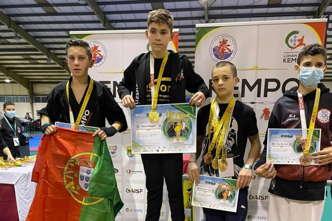 Atletas de Leiria na última competição que se disputou nas Caldas da Rainha